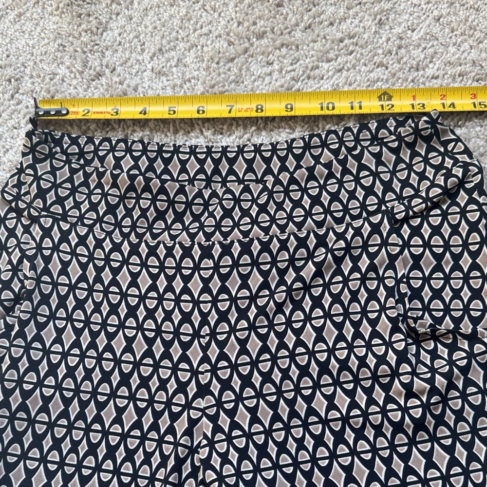 Joseph Ribkoff Geometric Pattern Pants - Picture 7 of 8